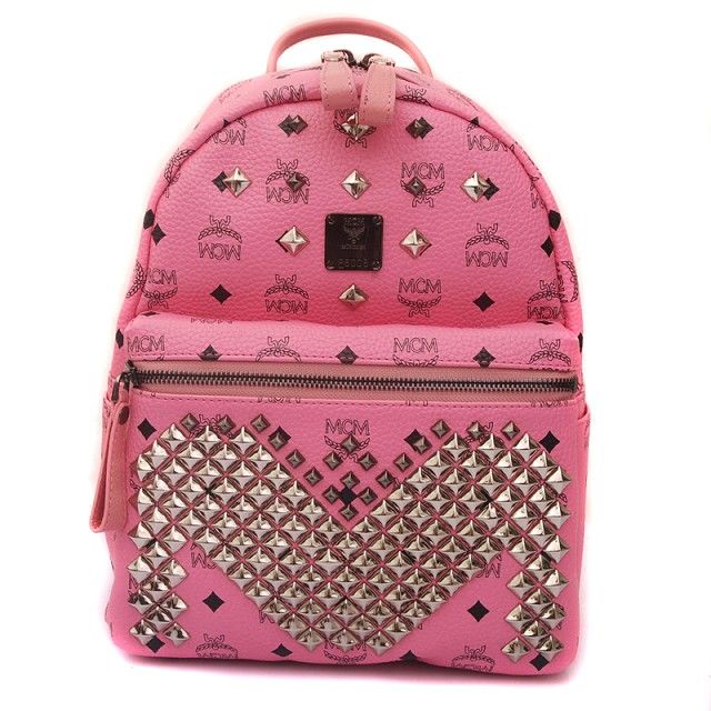 2014 NEW Sytle MCM Studded Backpack NO.0014